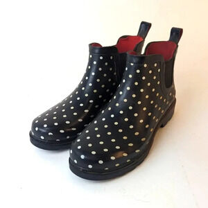 Capelli New York Polka Dot Rain Booties - 8